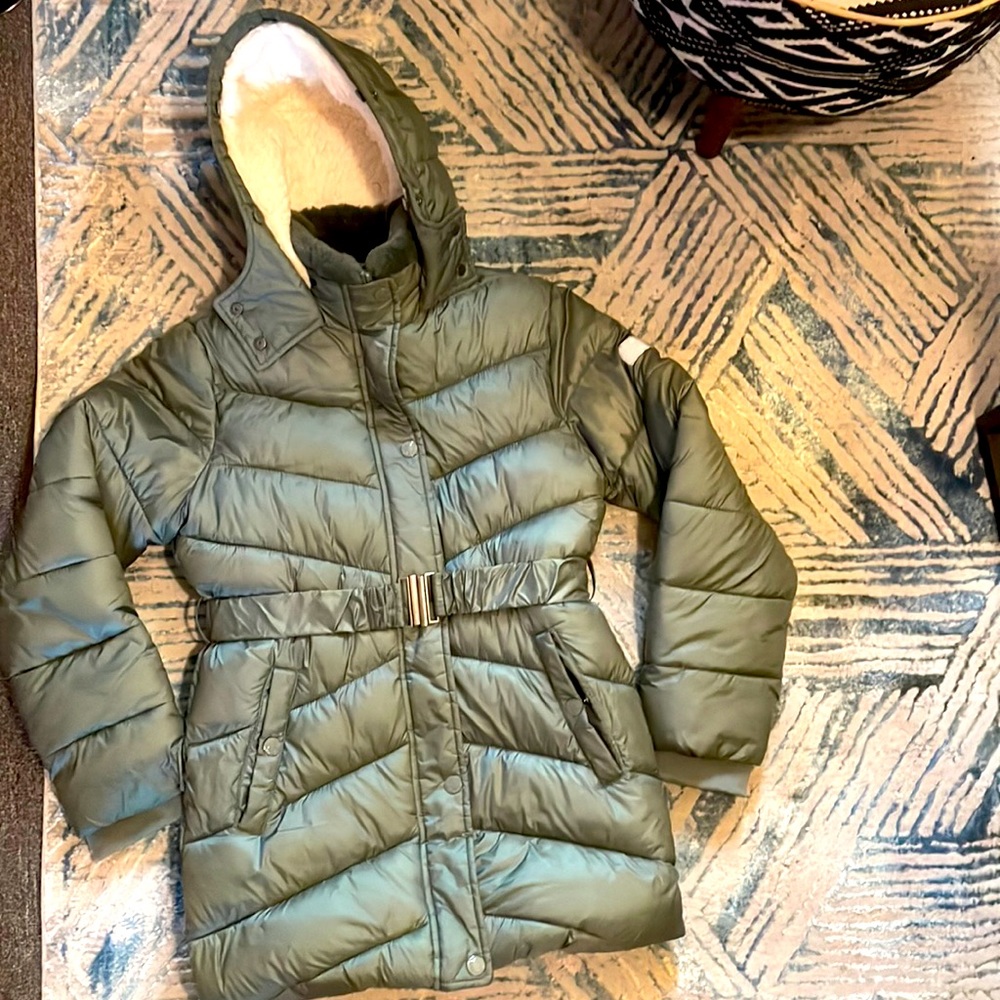 Abercrombie kids parka Sz 13/14 Like New